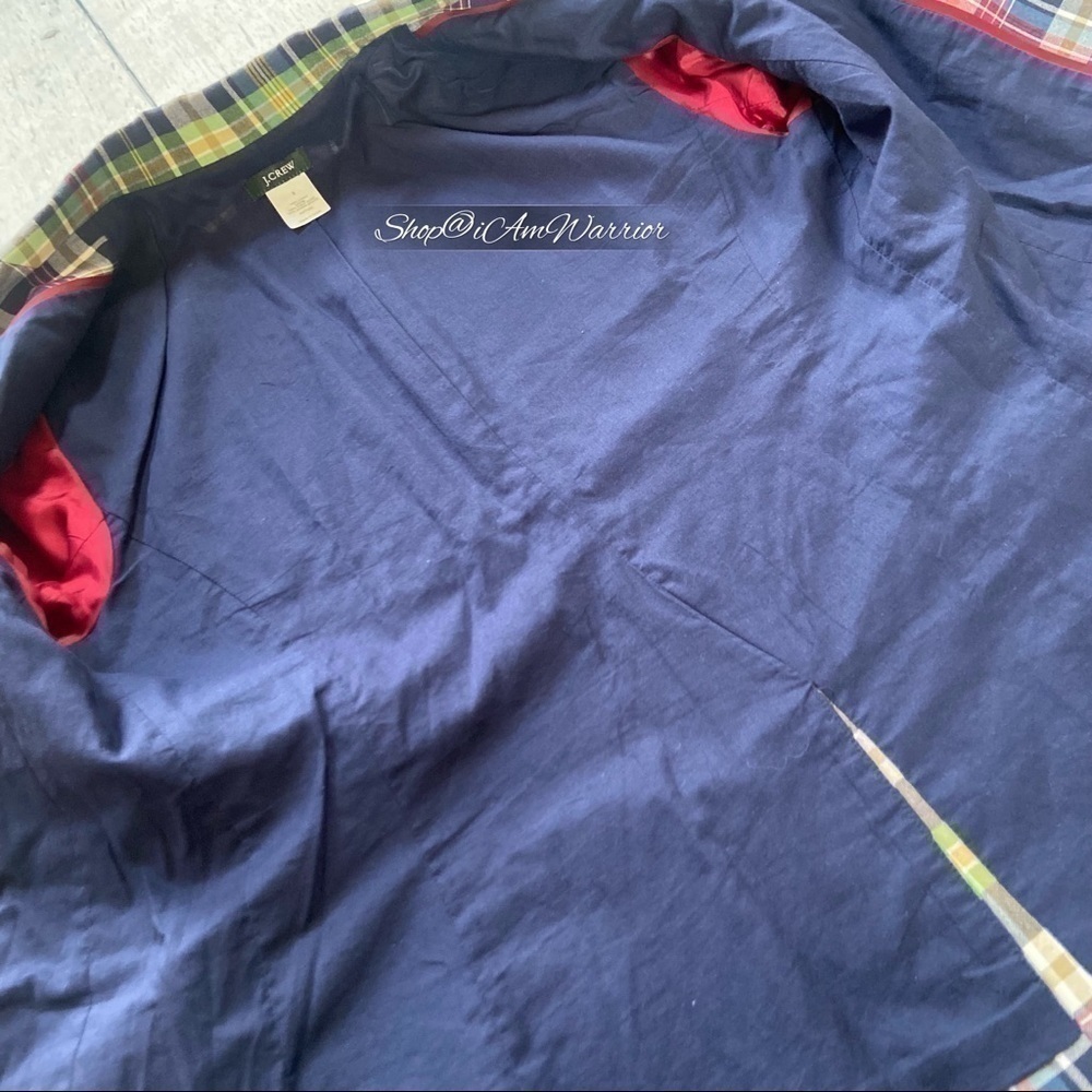 J.Crew rare madras plaid cotton schoolboy blazer *shop@iamwarrior - Picture 8 of 10